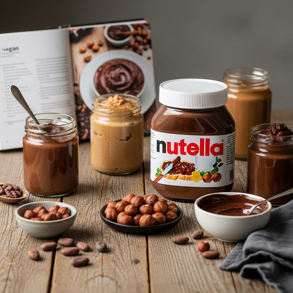 Explore whether Nutella is vegan, ethical concerns, and discover plant-based alternatives and homemade recipes.