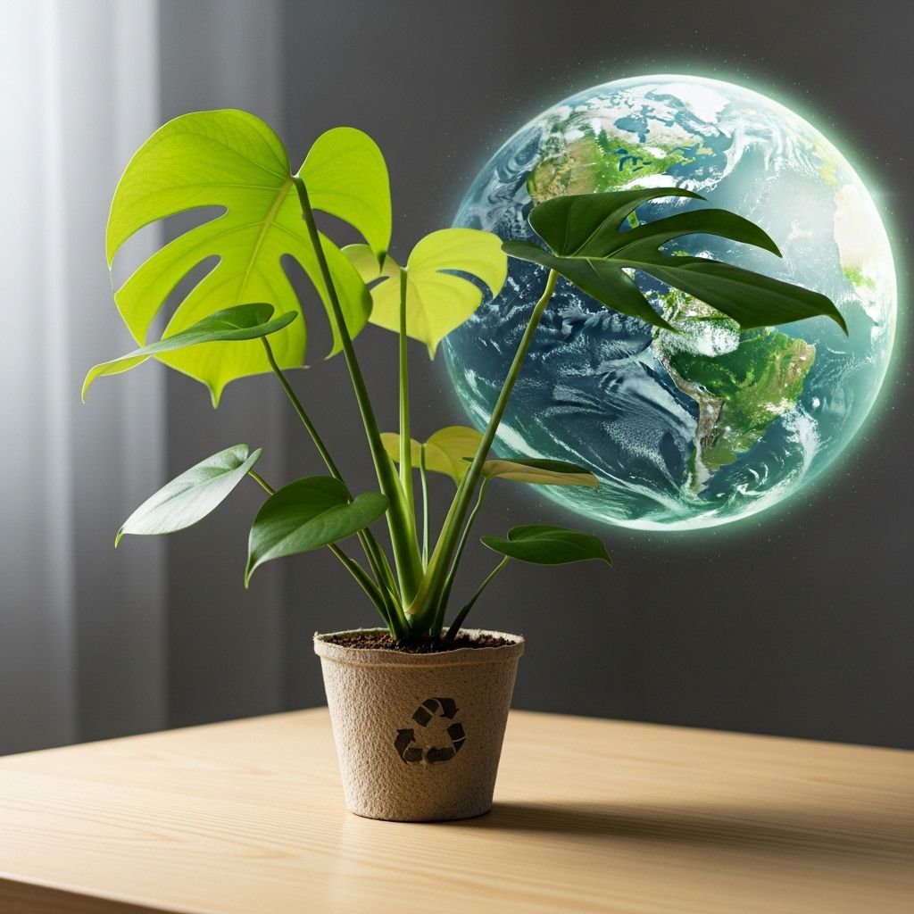 Examining the surprising environmental impact of the booming houseplant industry—and how to grow greener habits.