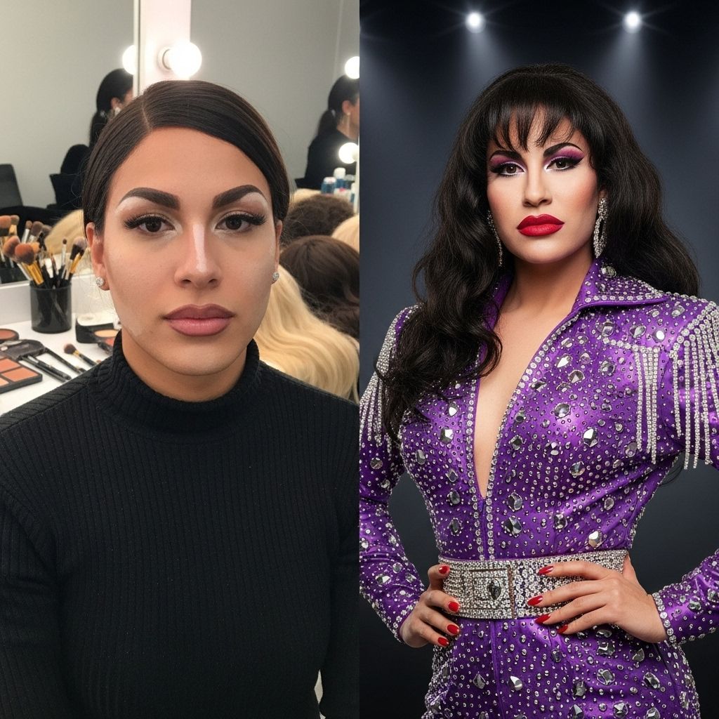 ‘RuPaul’s Drag Race’ alum Jaymes Mansfield channels Selena Quintanilla with a mesmerizing drag transformation and classic 90s glam.