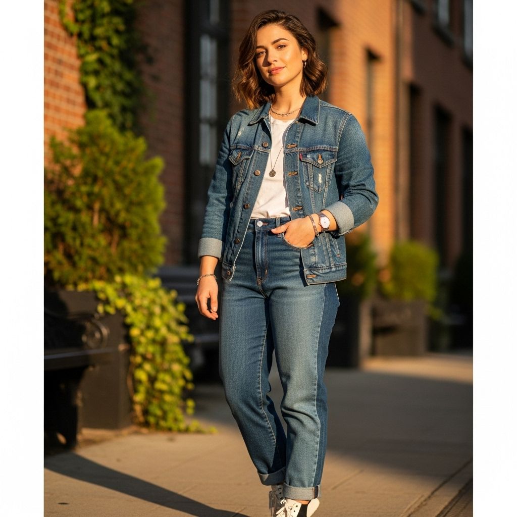 Master the art of pairing a jean jacket with jeans and discover the most stylish denim-on-denim outfit ideas for any occasion.