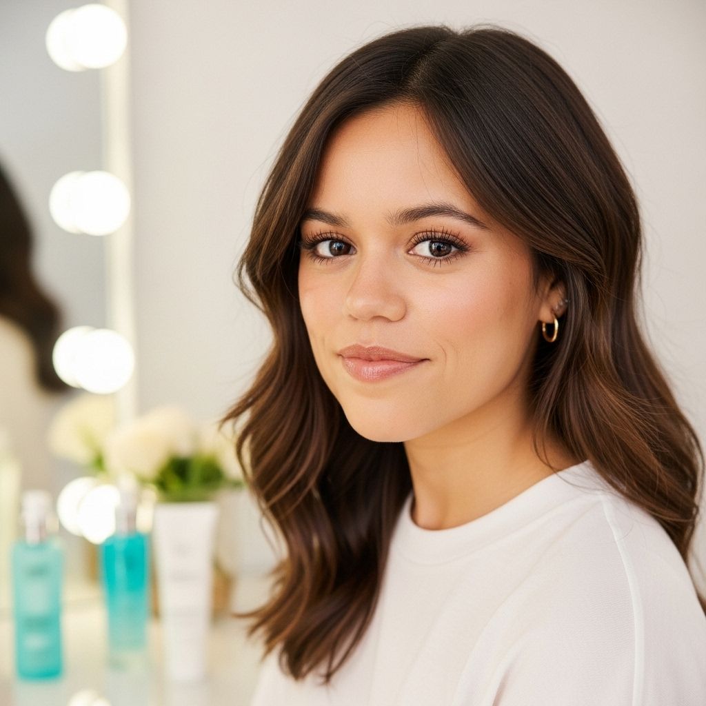 Discover Jenna Ortega’s refreshing approach to beauty, emphasizing simplicity, skin health, and self-confidence.