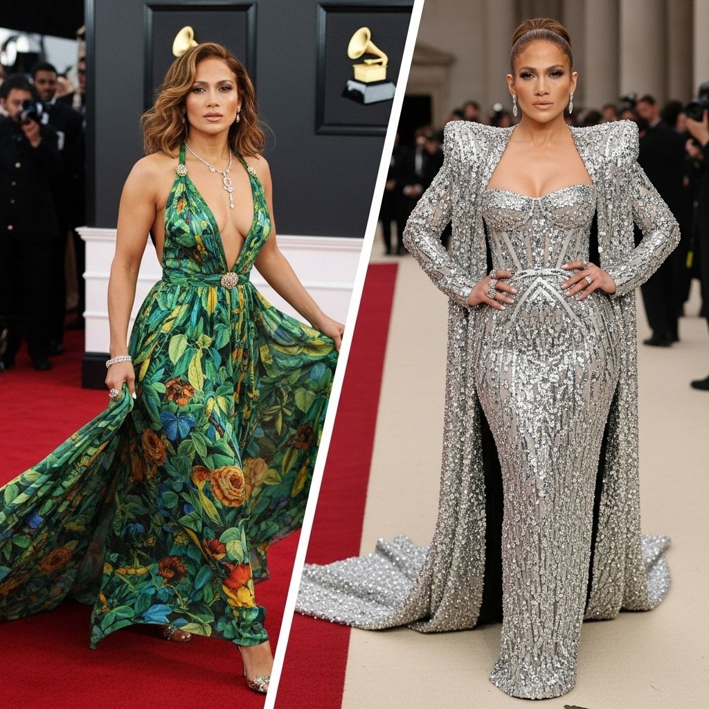 From glittering gowns to daring street style, explore Jennifer Lopez’s unforgettable journey through fashion over the years.