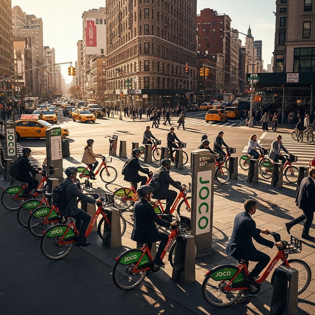 NYC’s Commute Reimagined: How JOCO’s Private E-Bike Network is Shaping Urban Mobility and Supporting Delivery Workers.