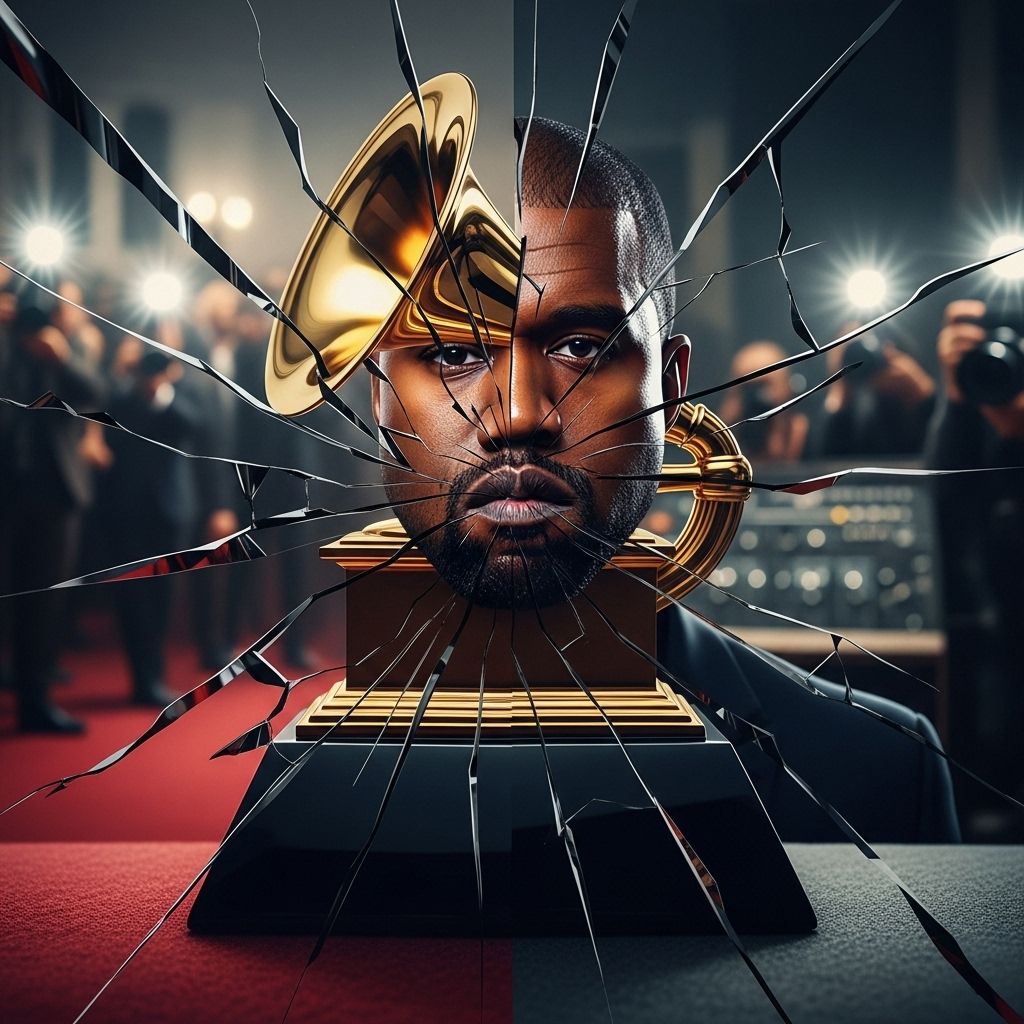 Exploring the rapper's turbulent history with music's biggest night