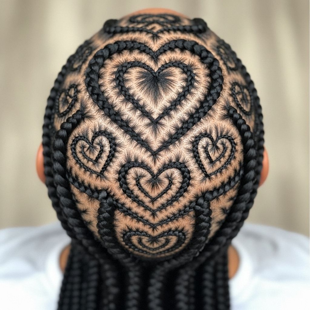 Turn heads with heart-shaped knotless braids—discover summer’s trendiest protective hairstyle and how to master it.