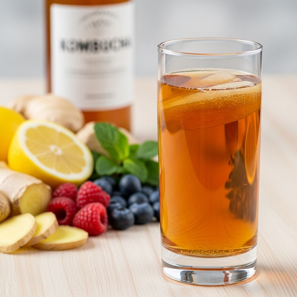 A comprehensive look at kombucha’s fermentation process, potential health benefits, risks, and scientific research findings.
