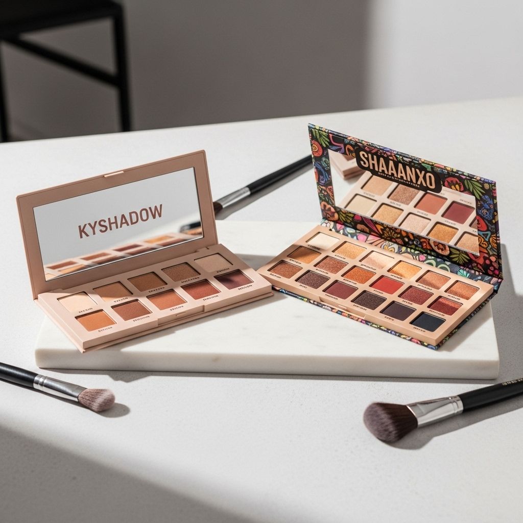 Kylie Jenner Kyshadow vs. Shaaanxo: The Ultimate Eyeshadow Palette Showdown Two cult-favorite palettes go head-to-head to reveal the differences, similarities, and best buys for makeup lovers everywhere.