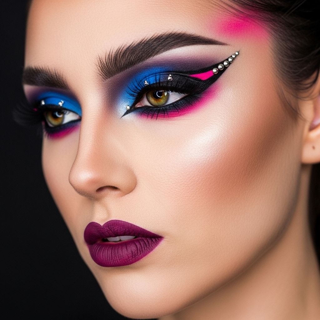 Step behind the scenes with Laila McQueen as she masters punk-glam makeup in this Cosmo Queens transformation.