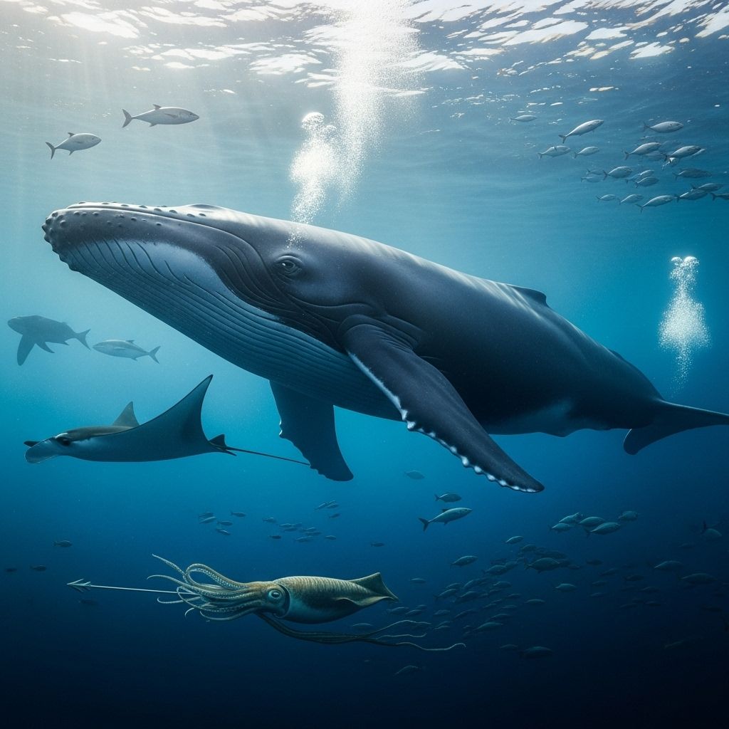 Explore the hidden world of the ocean’s most massive inhabitants, from colossal whales to extraordinary deep-sea colonies.