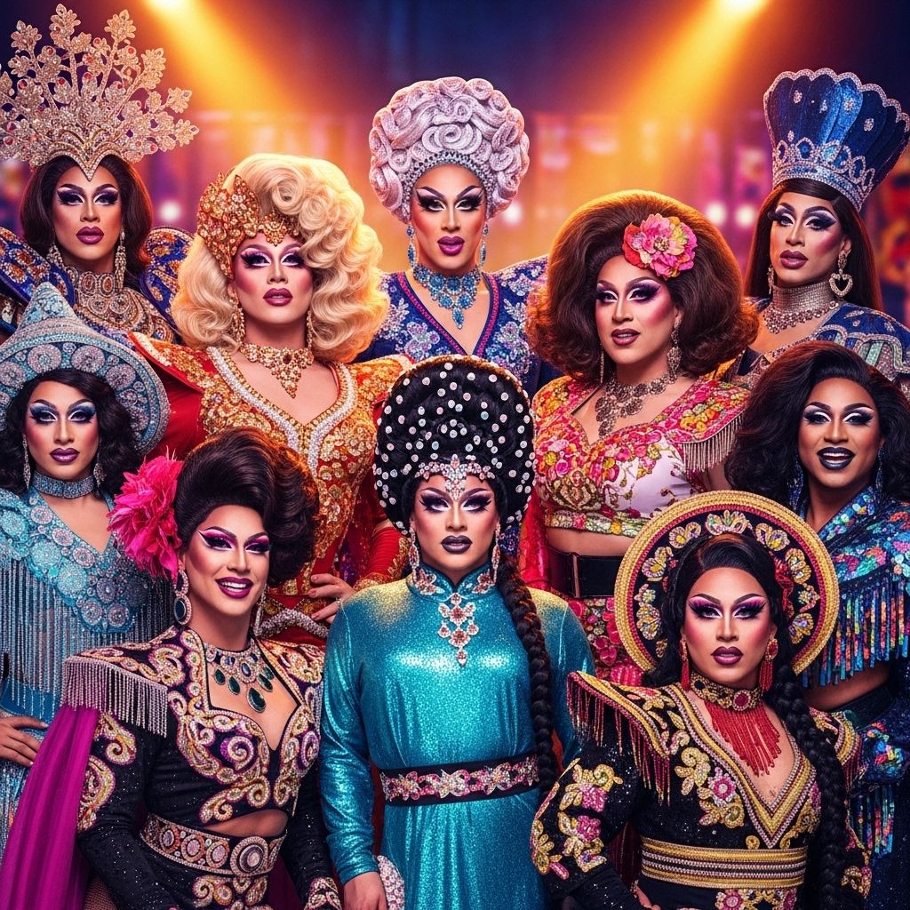 A dazzling showcase of Latinx drag queens who brought artistry and joy to Cosmo Queens with iconic, boundary-breaking looks.