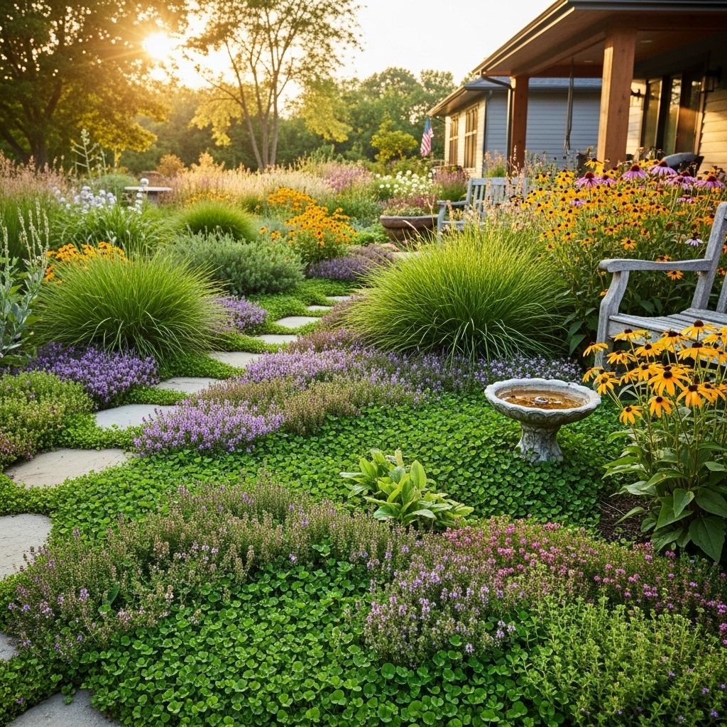 Discover low-maintenance, eco-friendly ground covers, native plants, and creative options to replace conventional lawns.