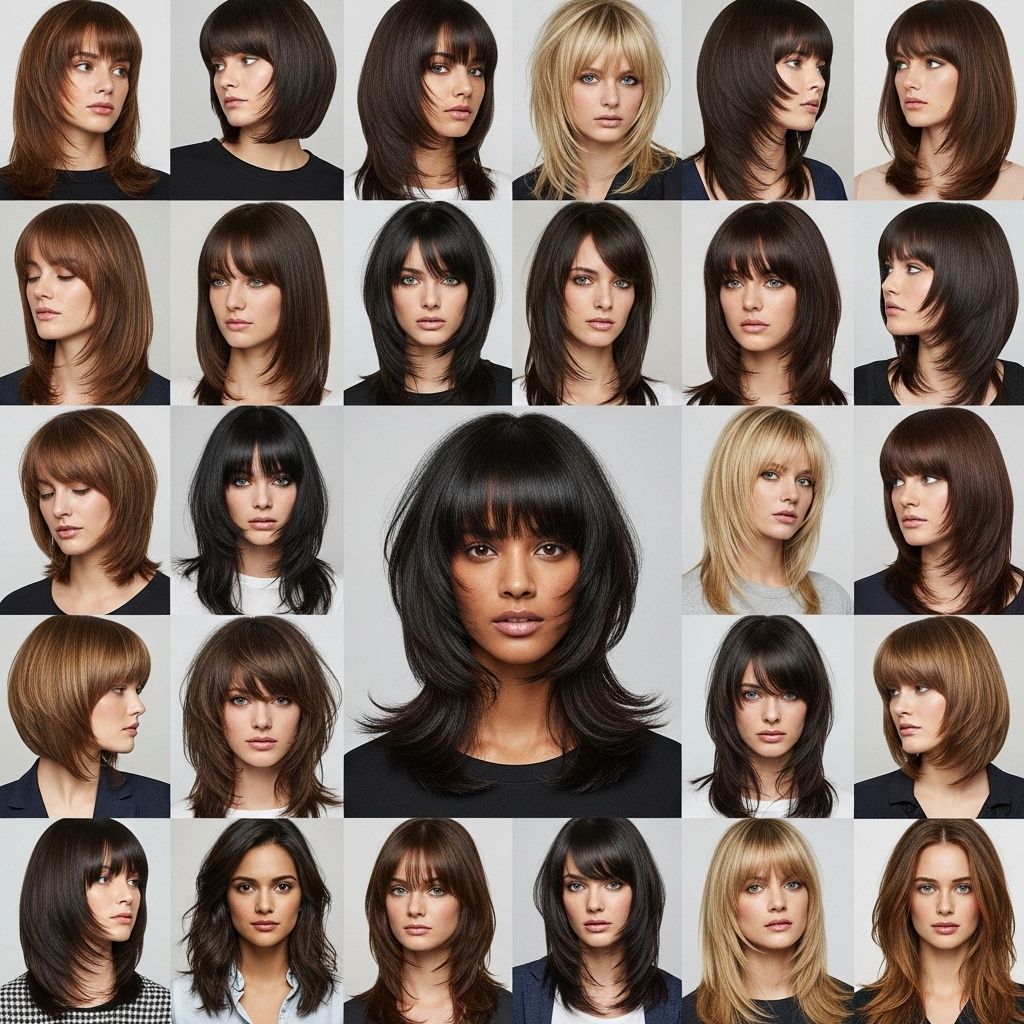 From curtain bangs to choppy bobs, explore layered haircut inspiration, tips, and expert advice for every hair length and texture.