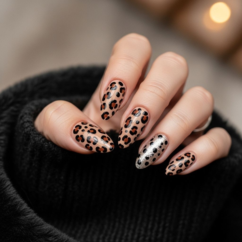 Leopard Print Nail Art: Winter’s Wildest Beauty Trend Master the fierce leopard print nail trend with expert tips and stunning designs