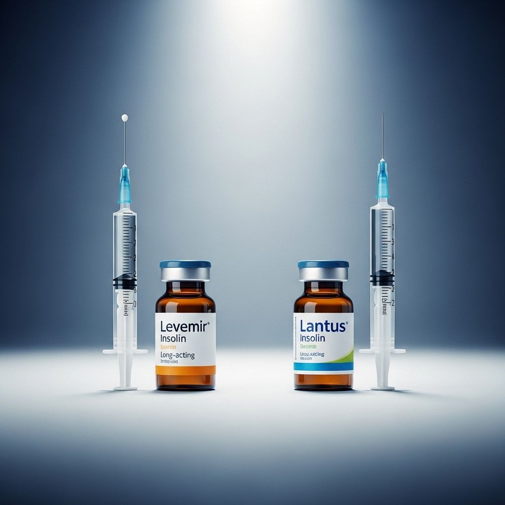 Understand the differences, similarities, and key considerations between Levemir and Lantus for effective long-term diabetes management.