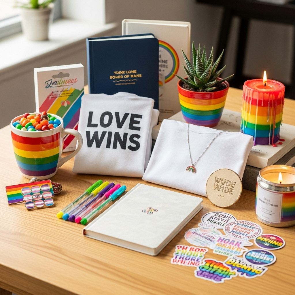 Explore meaningful and vibrant Pride gifts—from fashion and books to beauty and charity—perfect for celebrating and supporting the LGBTQ+ community.