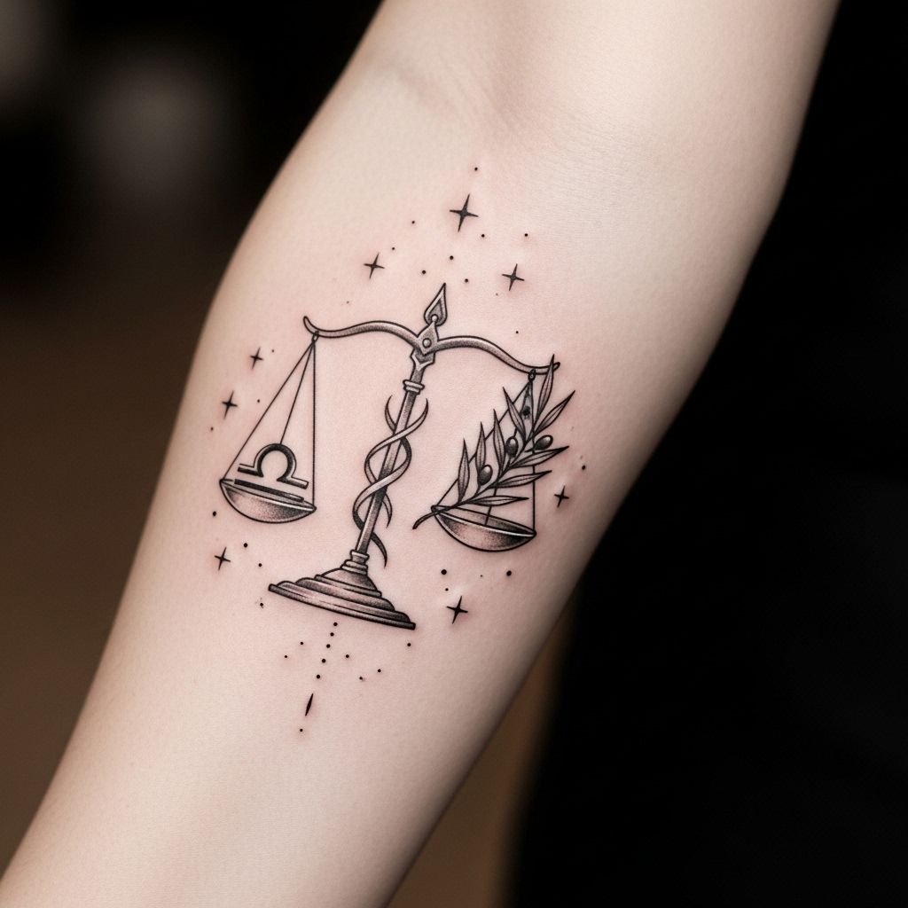 Discover 40 creative Libra tattoo ideas blending symbolism, style, and astrology—perfect for those seeking artistic and harmonious ink inspiration.