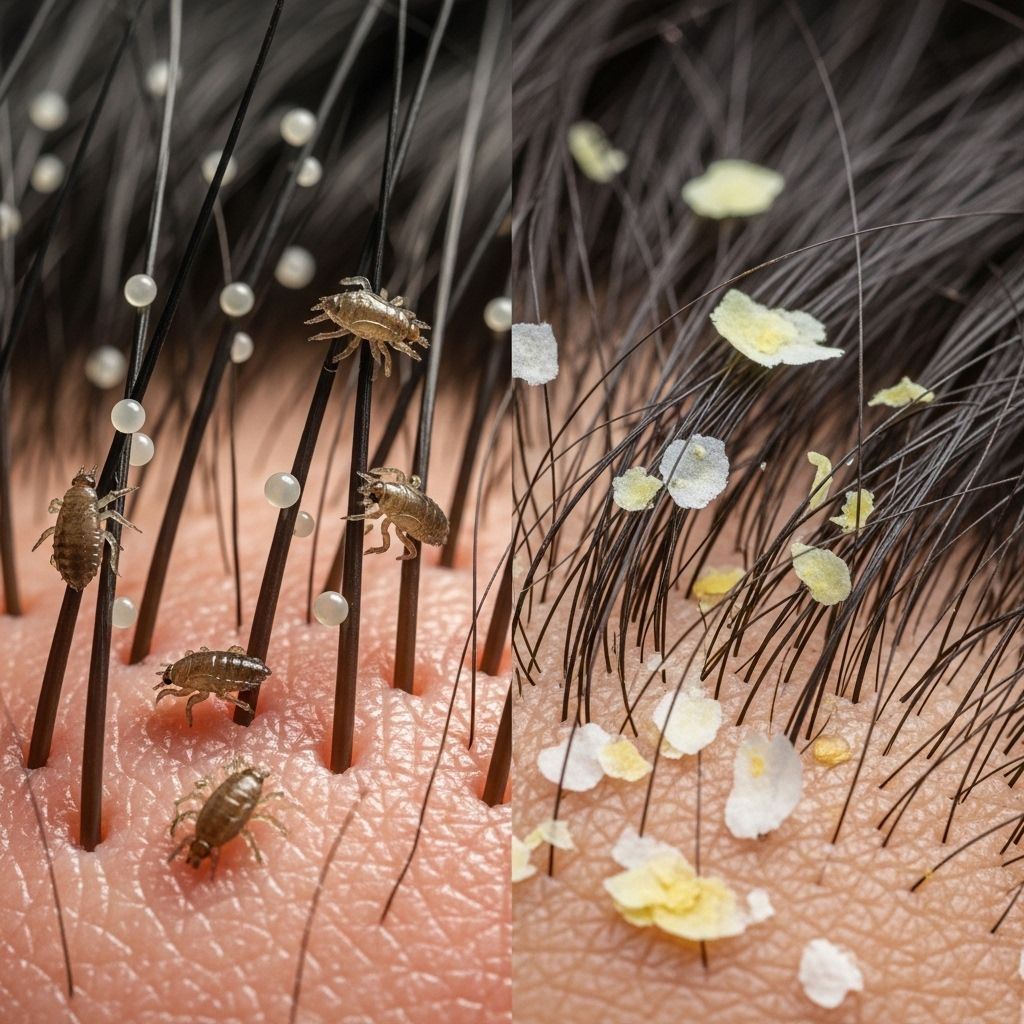 Learn to distinguish between lice and dandruff, understand their symptoms, and choose effective treatments for a healthy scalp.