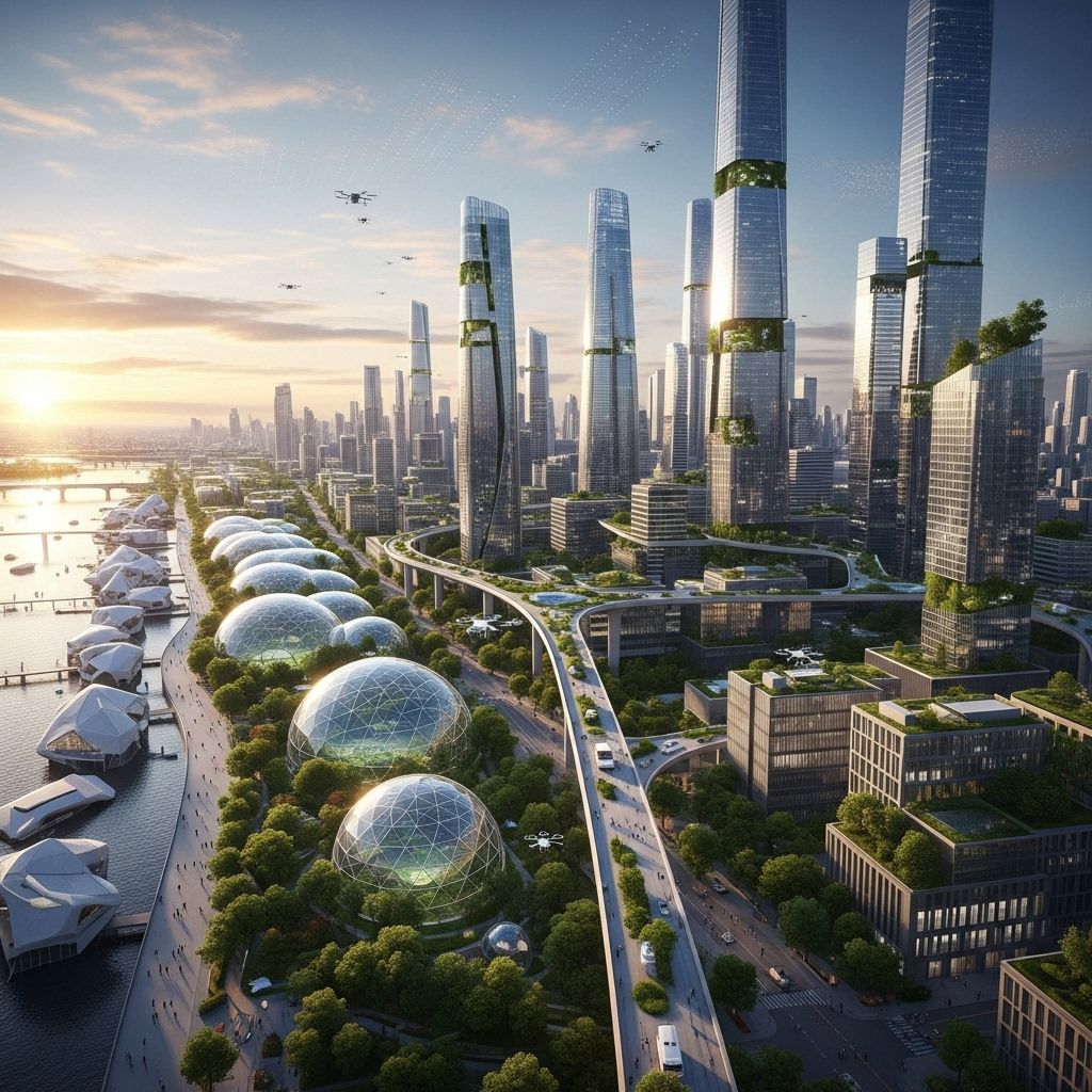 Explore how daily life, the environment, technology, and society may transform by the year 2050 as humanity responds to climate, population, and innovation challenges.