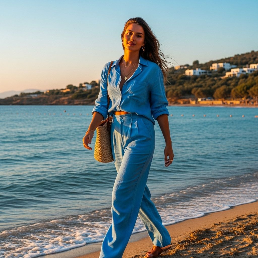 Stay cool and fashionable with these linen matching sets—perfect for work, beach days, brunch, and summer parties.
