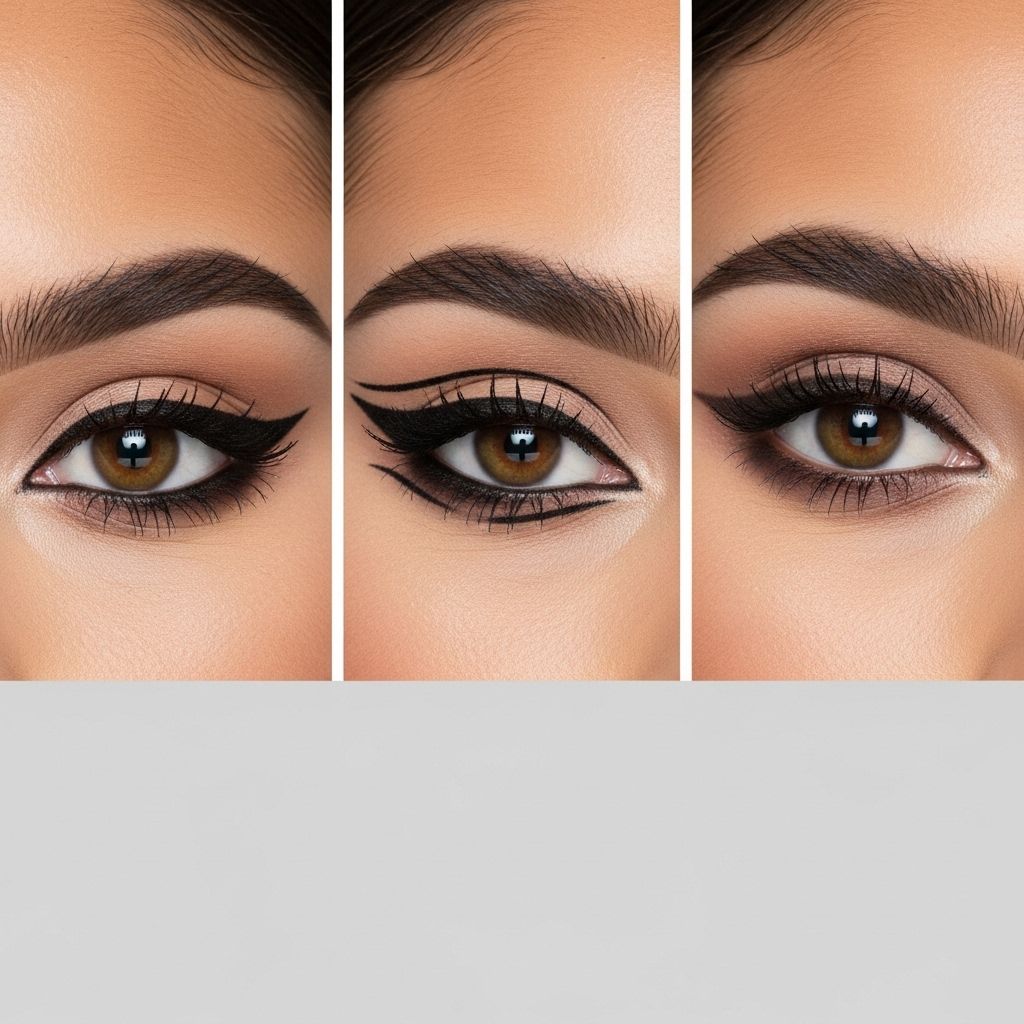 Explore three bold, creative liquid eyeliner looks—classic to graphic—that can instantly elevate any makeup routine.