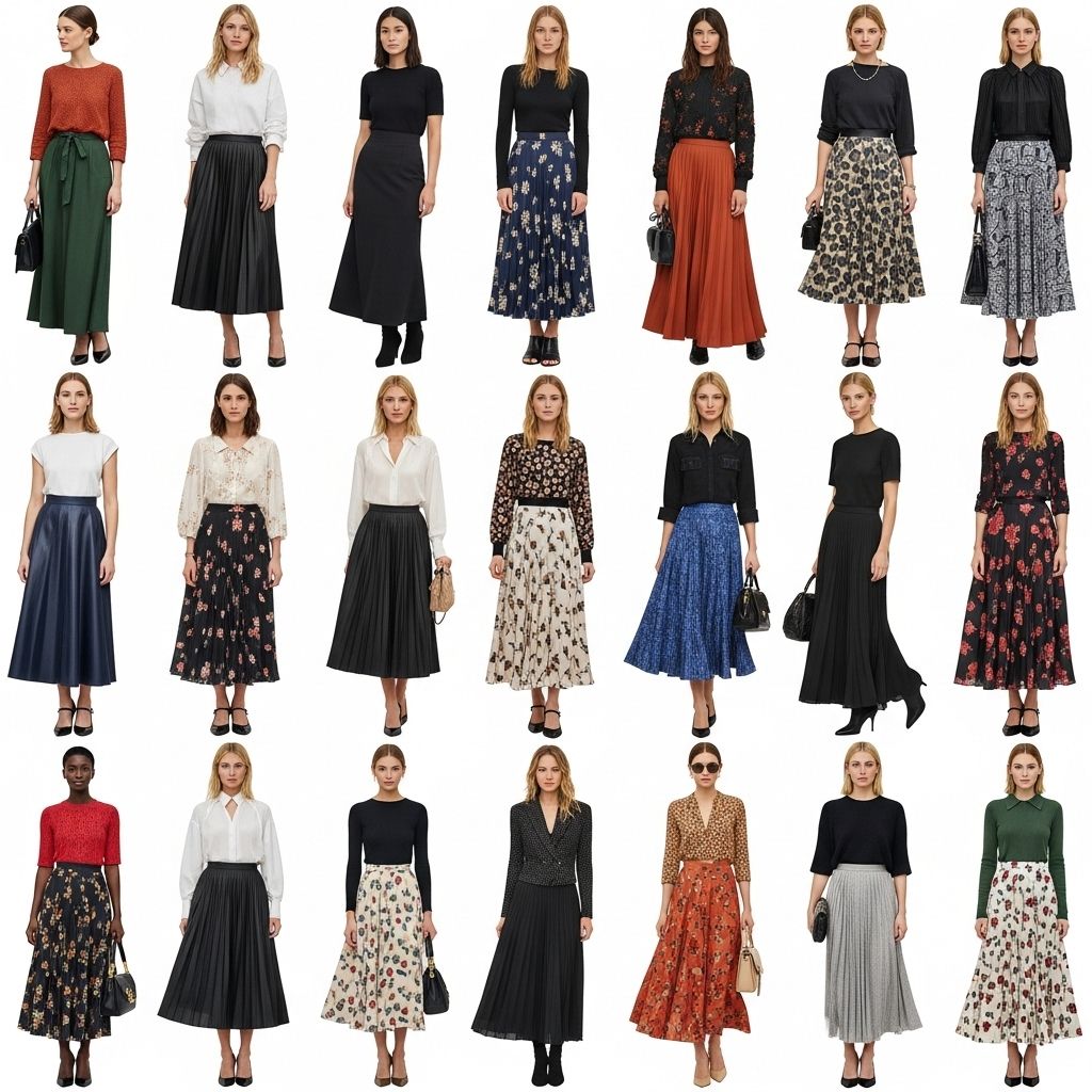 Elevate your wardrobe with 33 creative and trend-forward long skirt outfits, perfect for all styles, seasons, and body types.