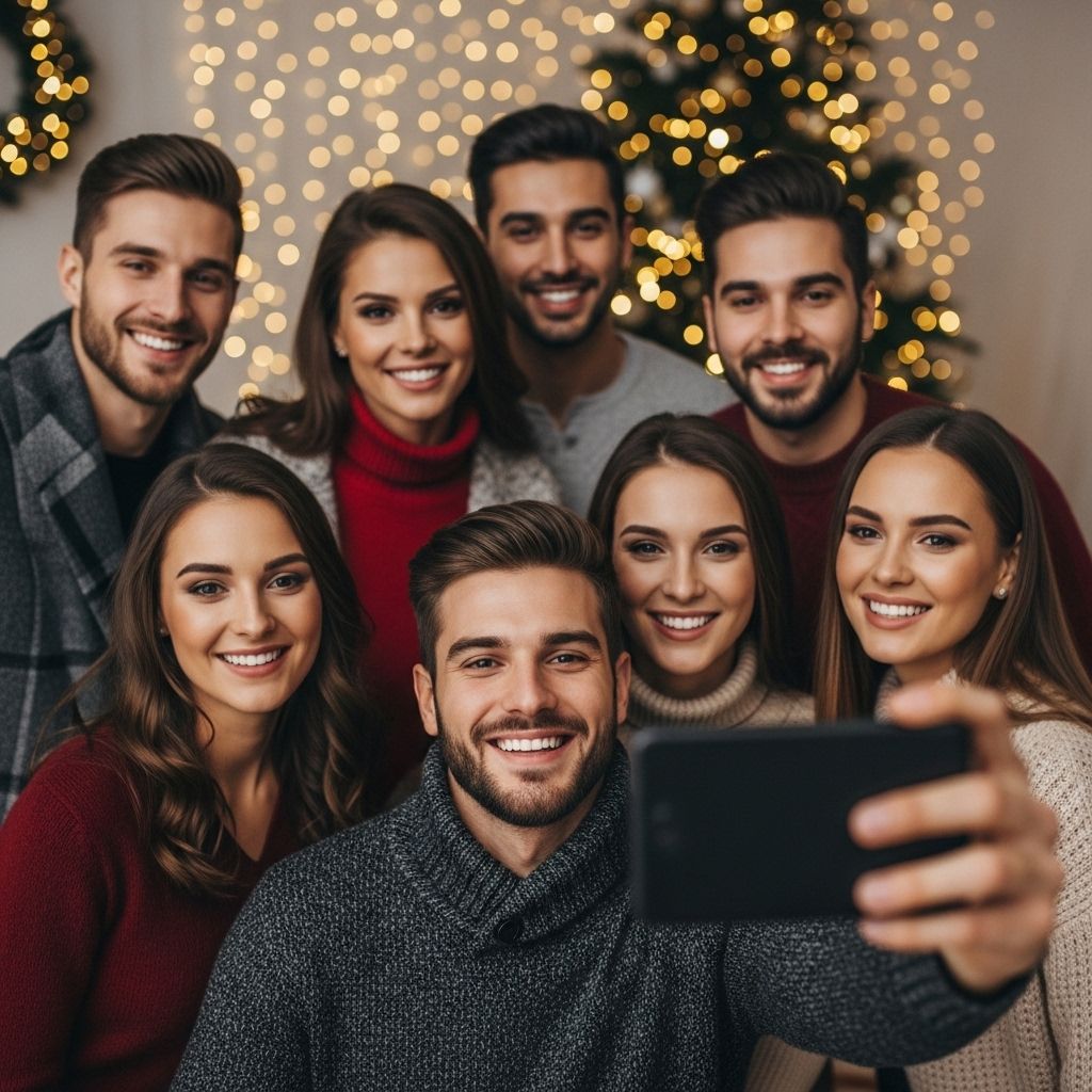 Master the art of the perfect holiday selfie with expert skincare, hydration, and style tips for the festive season.