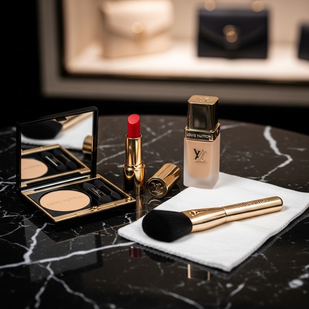 Luxury meets legendary artistry—discover the new Louis Vuitton La Beauté makeup collection, its design, formulas, and the meaning of beauty in 2025.