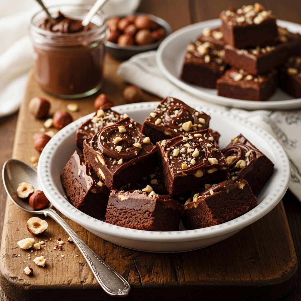 Low-Carb Homemade Nutella Fudge Indulge in homemadeon Nutella fudge without the guilt!