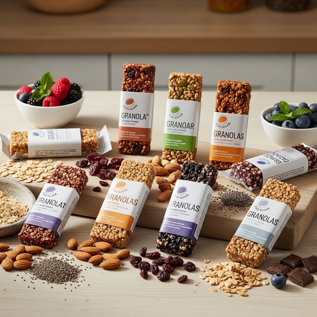 7 Low-Sugar Granola Bars: Healthier Choices for Smart Snacking Discover nutritionist-approved granola bars with less sugar and more nutritional benefits for mindful snacking throughout your busy day.