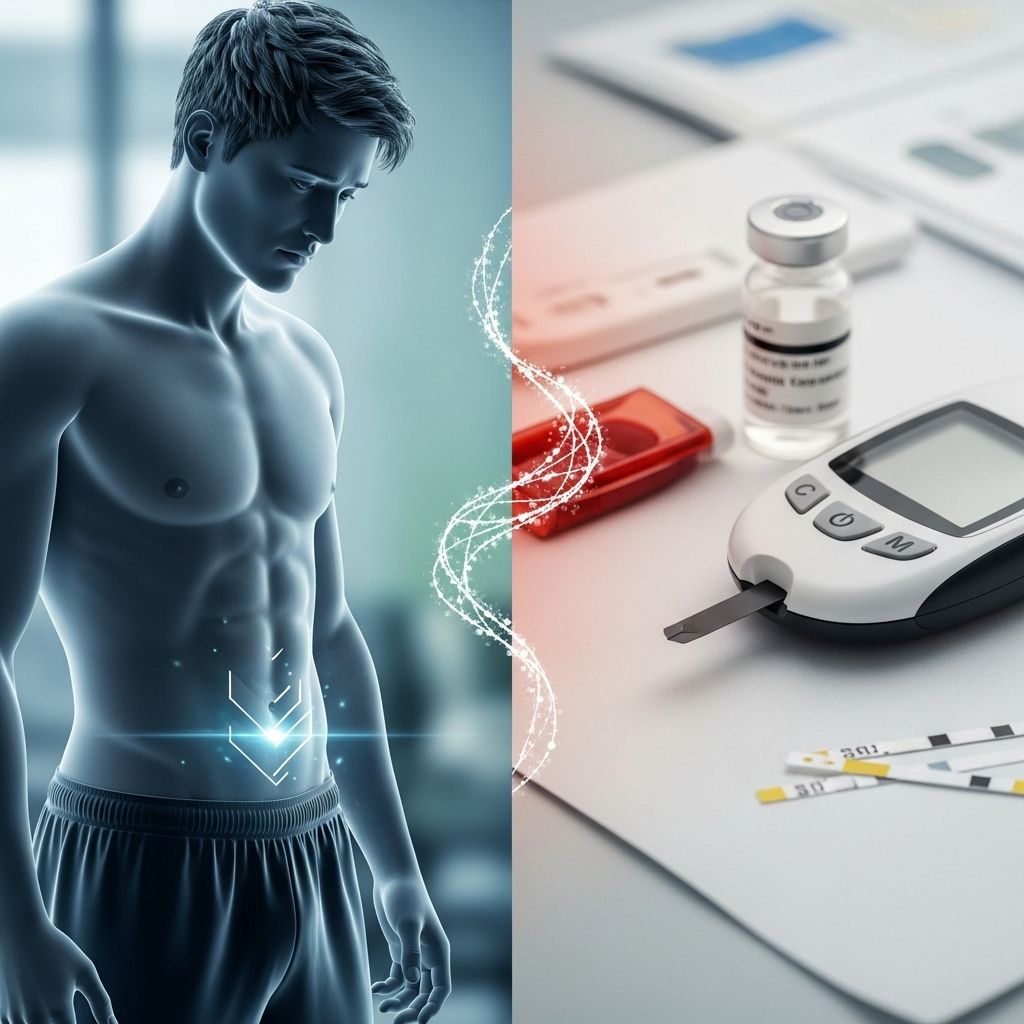 Explore how low testosterone and high blood sugar levels interact, increasing risks for diabetes and overall metabolic health