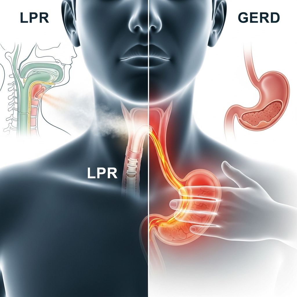 Explore the crucial distinctions between LPR and GERD, their unique symptoms, causes, diagnosis, and how to manage each effectively.