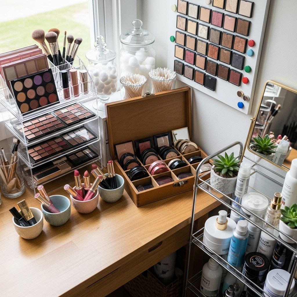 Transform your vanity and declutter your space with genius storage hacks for every beauty product and tool.