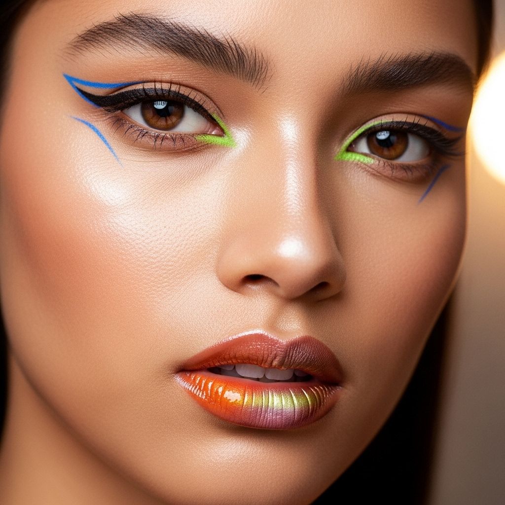 From bold popsicle lips to reflective glitter eyes, discover the vibrant, natural, and sustainable makeup trends that defined 2022.