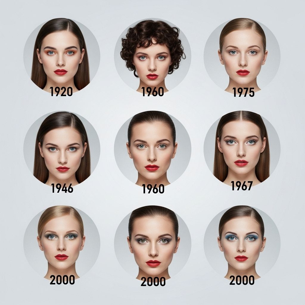 Discover the defining makeup trend from every year, from the 1980s to today, and see how beauty has evolved with pop culture.