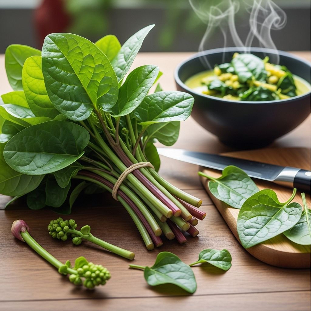 Malabar Spinach: Comprehensive Guide to Benefits, Culinary Uses, and Unique Taste Heat-loving vines that deliver vibrant nutrients and a silky texture to every dish.