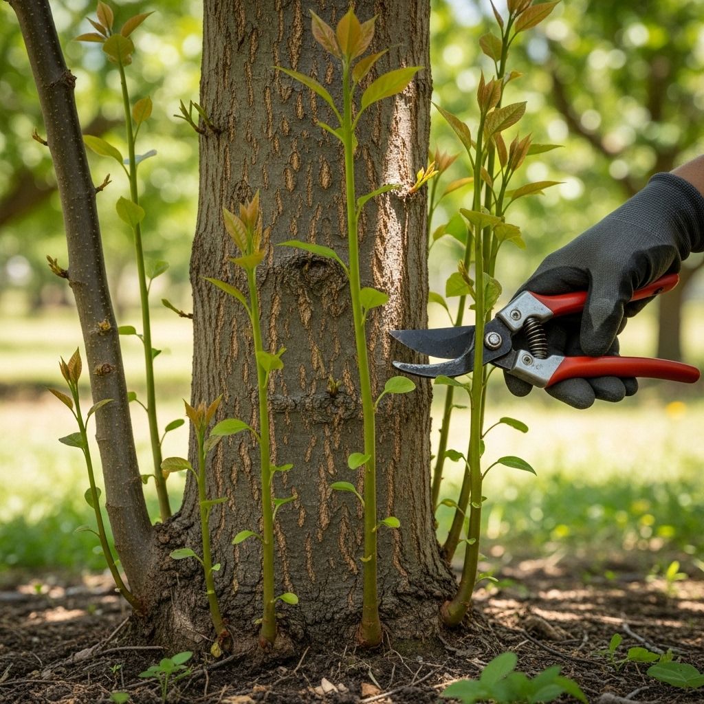 How to Manage Tree Suckers and Watersprouts Effectively Learn to identify, control, and prevent suckers and watersprouts to maintain healthier, more attractive trees.