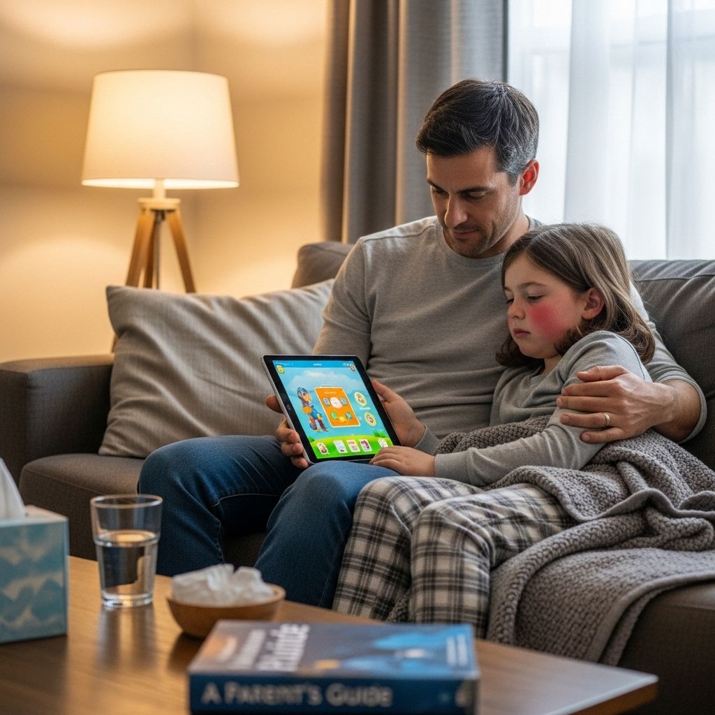 Practical solutions and activities to keep children engaged and rested during recovery.