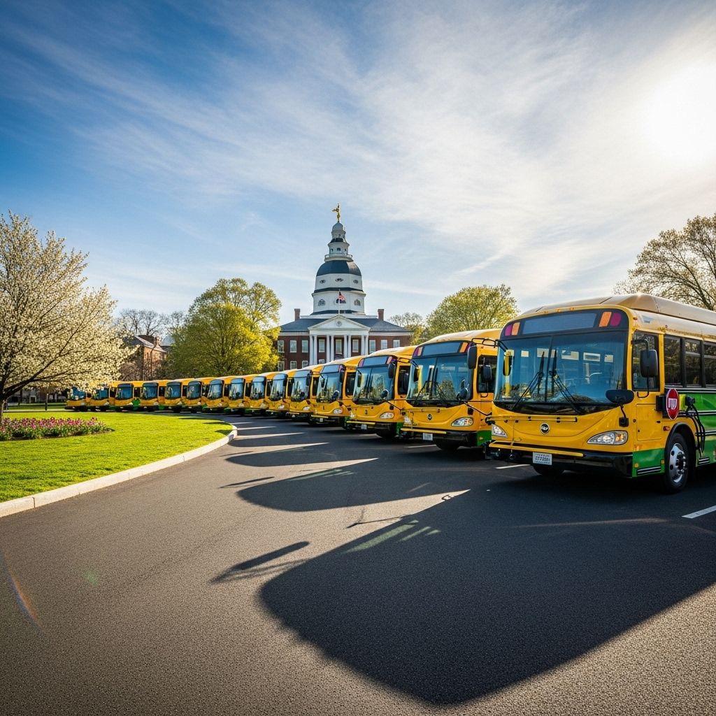Maryland leads the nation—transitioning its school bus fleets to all-electric, cleaner, and healthier student transportation.