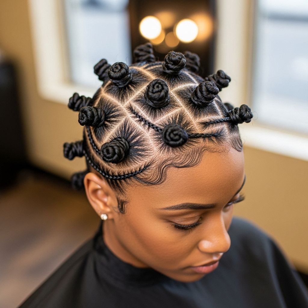 Discover expert-approved techniques, styling secrets, and hair care tips for flawless braided Bantu knots and protective knotless braids.