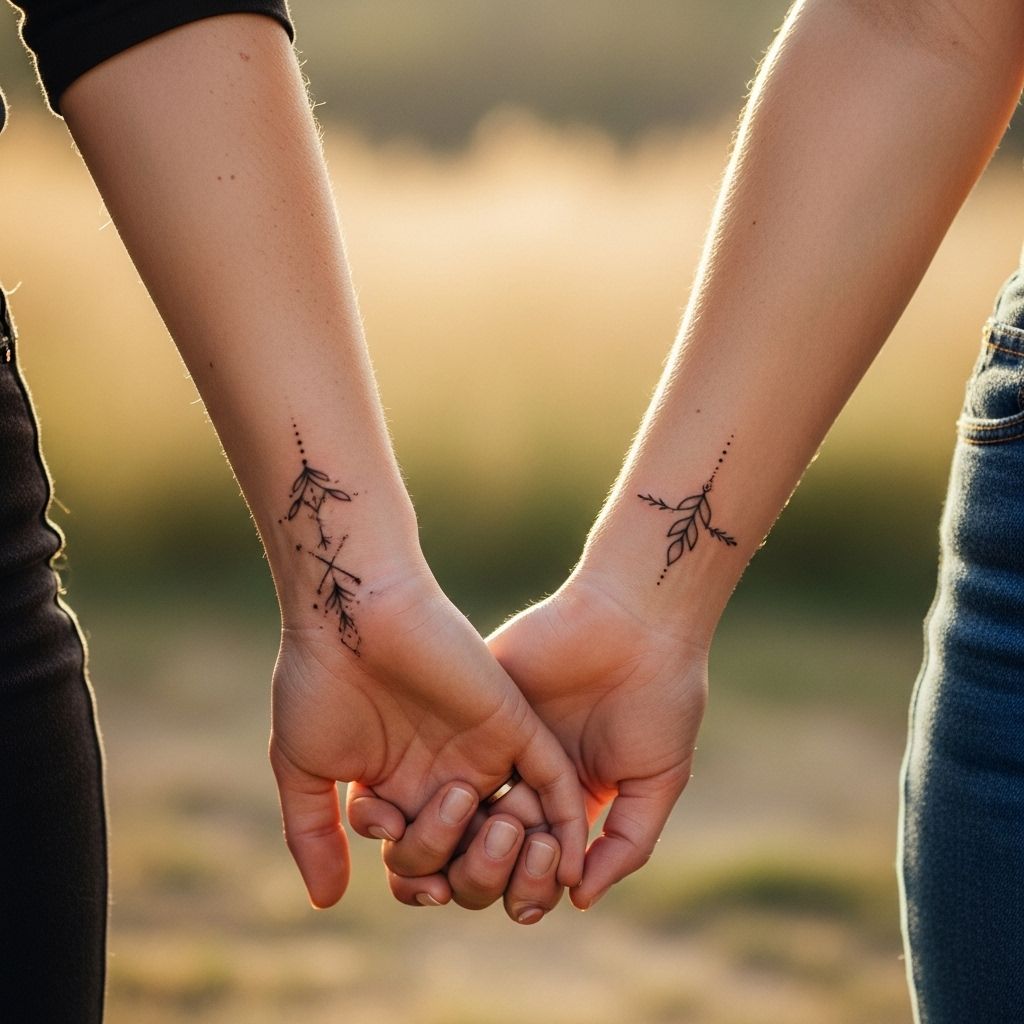 Showcase the special connection with your sister using unique matching tattoo designs—meaningful, stylish, and forever.