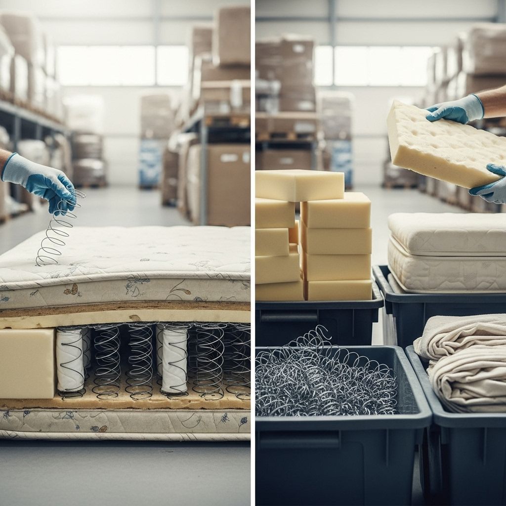Learn how mattresses are recycled, why it matters, and how you can contribute to a more sustainable approach to mattress disposal.