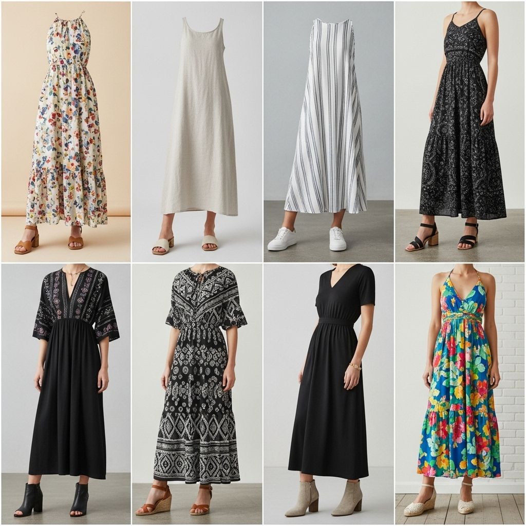 From weekend boho to workwear chic, discover 6 must-try maxi dress and shoe combinations for every style and occasion.
