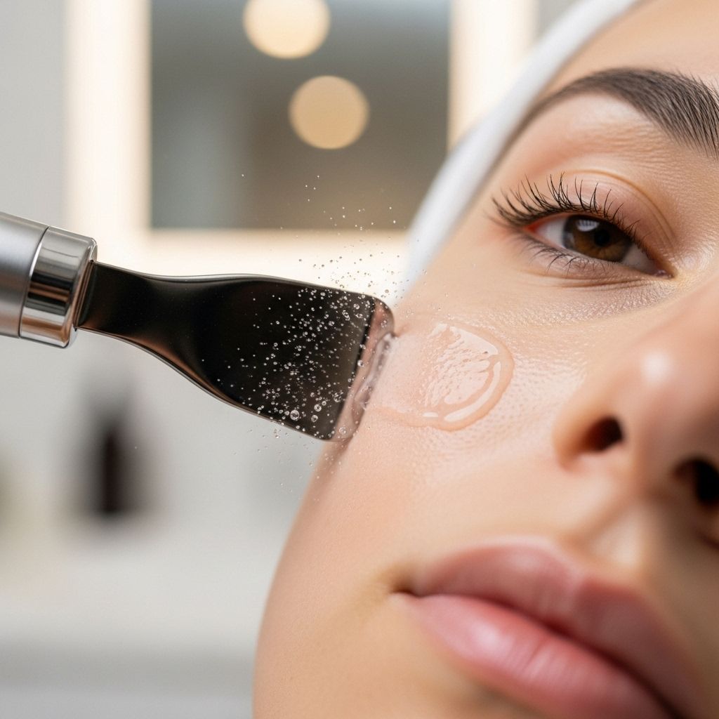 High-frequency waves create microchannels for transformative skincare results.