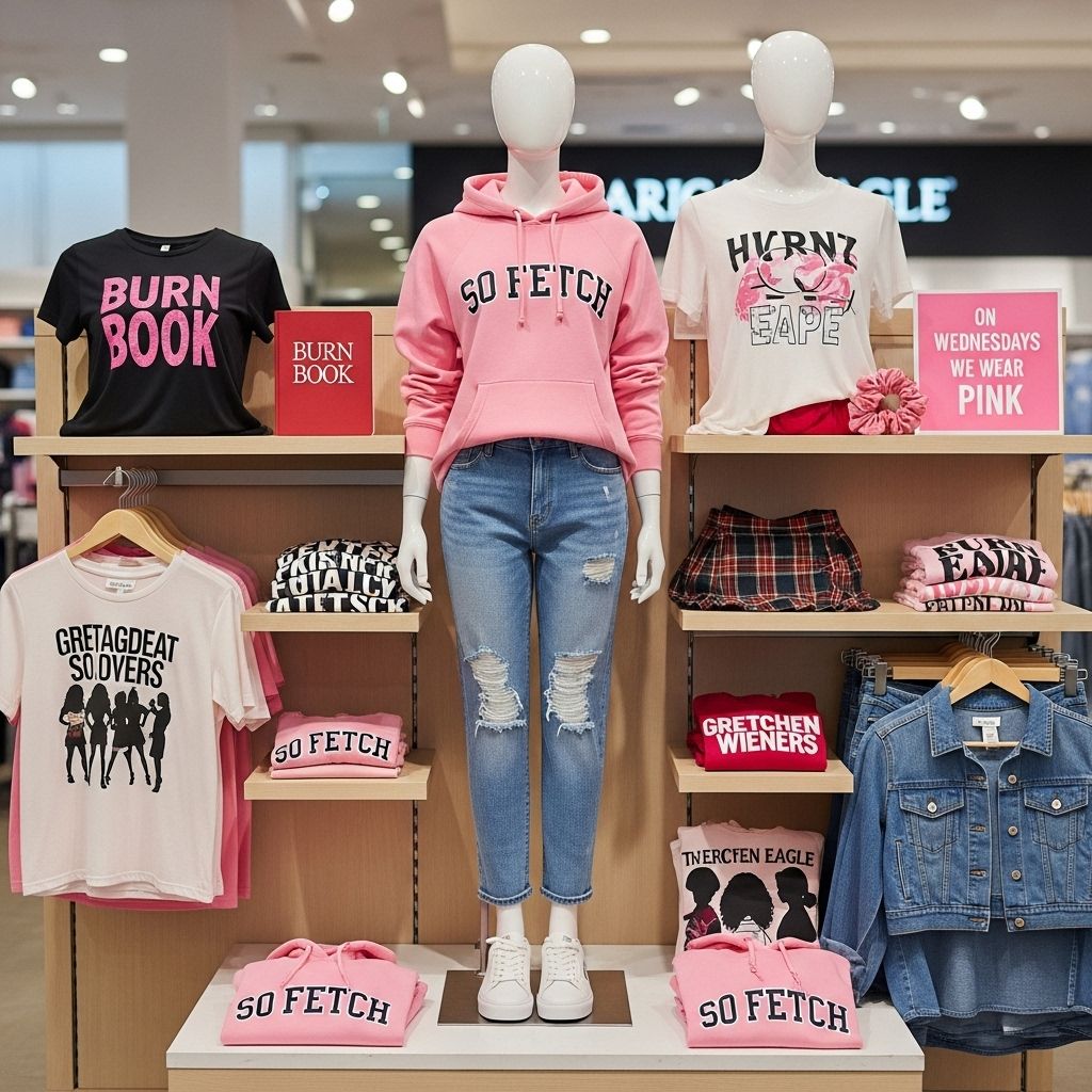 Explore the exclusive American Eagle x Mean Girls collection, brimming with nostalgia and style for every fan.