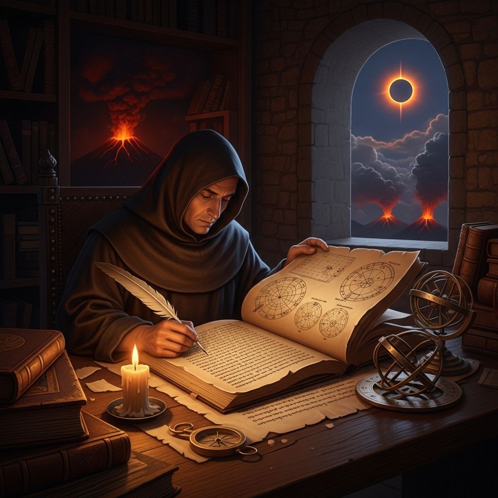 Ancient lunar eclipse accounts by monks and poets reveal new clues about volcanic eruptions and their impact on climate.