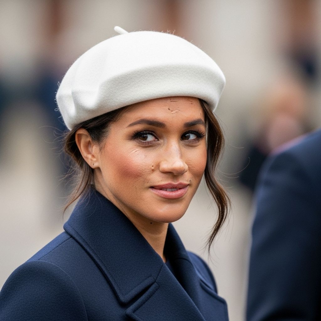 How Meghan Markle's white beret became an iconic royal fashion moment