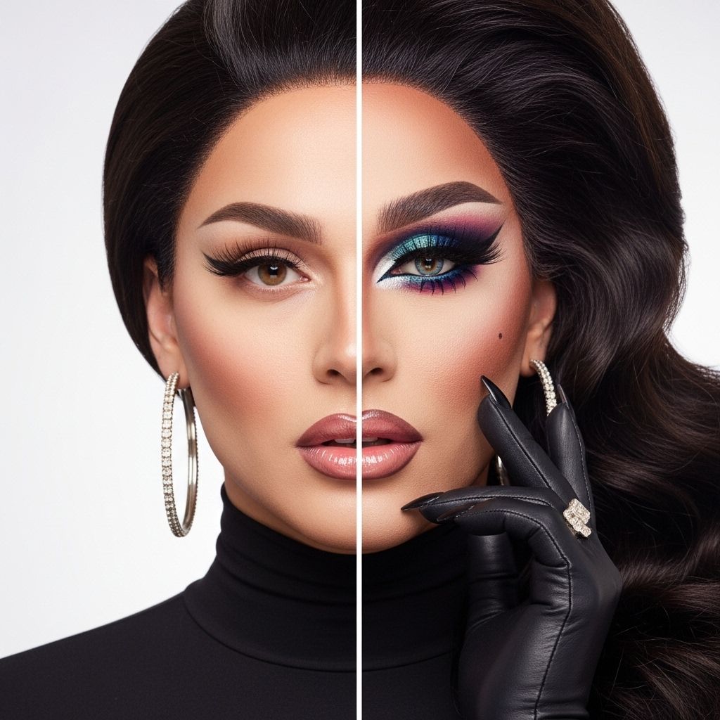 Watch as Melissa Befierce shows a masterclass in drag makeup artistry, unveiling every tip, trick, and dazzling surprise behind her Cosmo Queens transformation.
