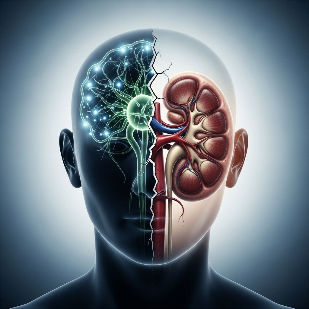Chronic kidney disease profoundly impacts mental health, increasing the risk of anxiety, depression, and emotional distress.