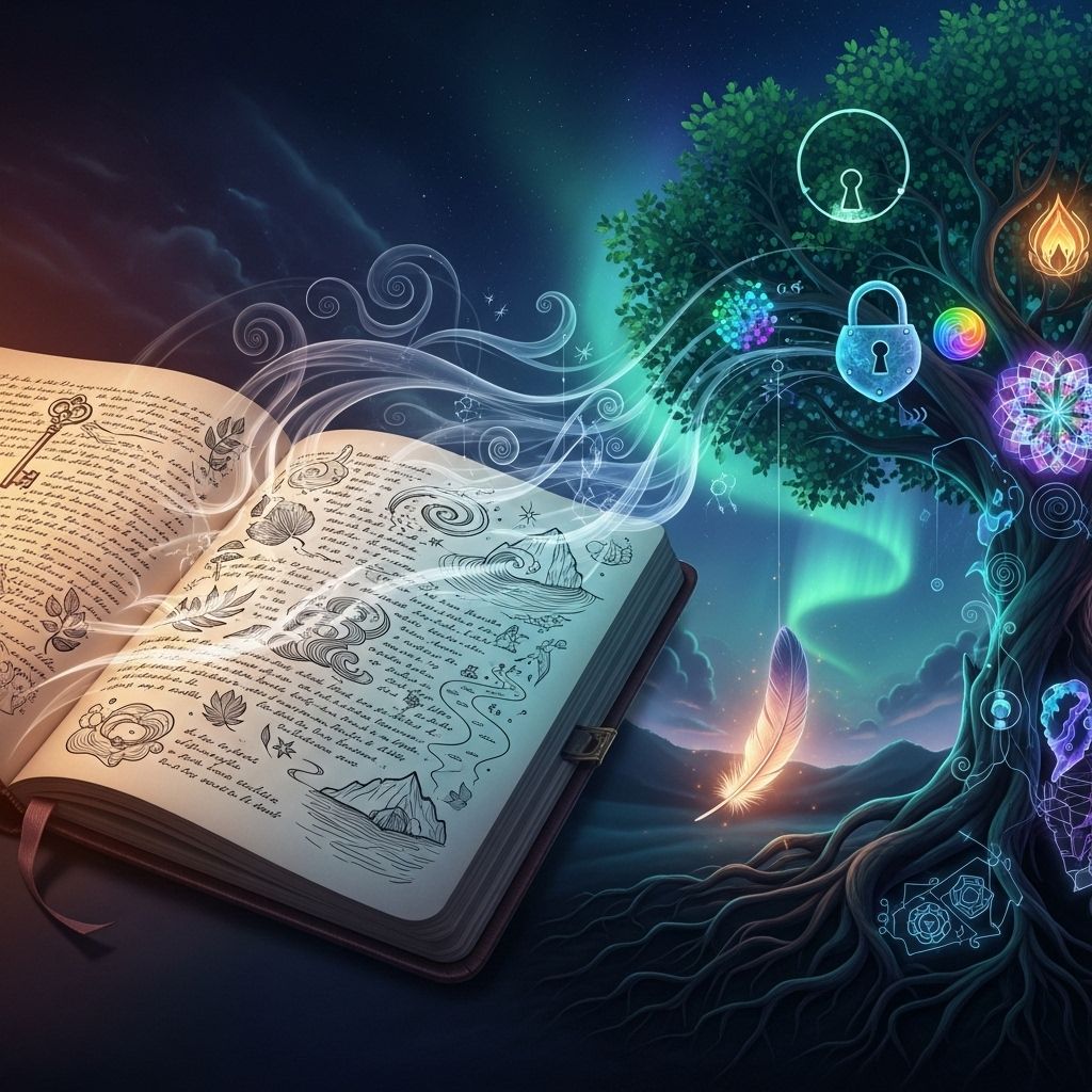 Creative symbolism and guided visualization open paths to deeper self-reflection.