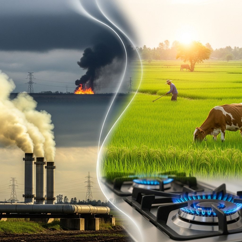 Explore methane's characteristics, sources, effects on climate change, health, and the steps needed to curb emissions for a sustainable future.